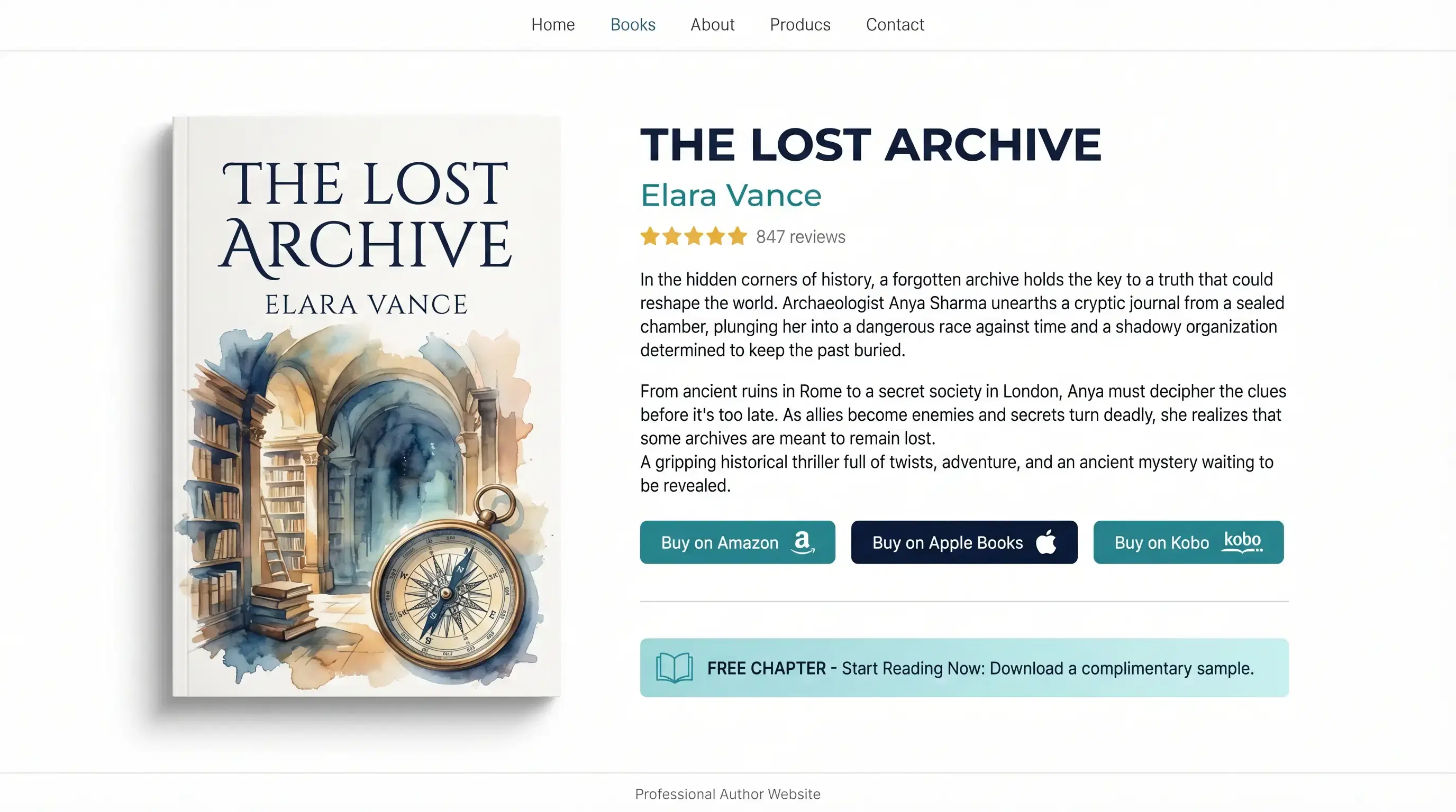 Book Page (or Pages) That Sell